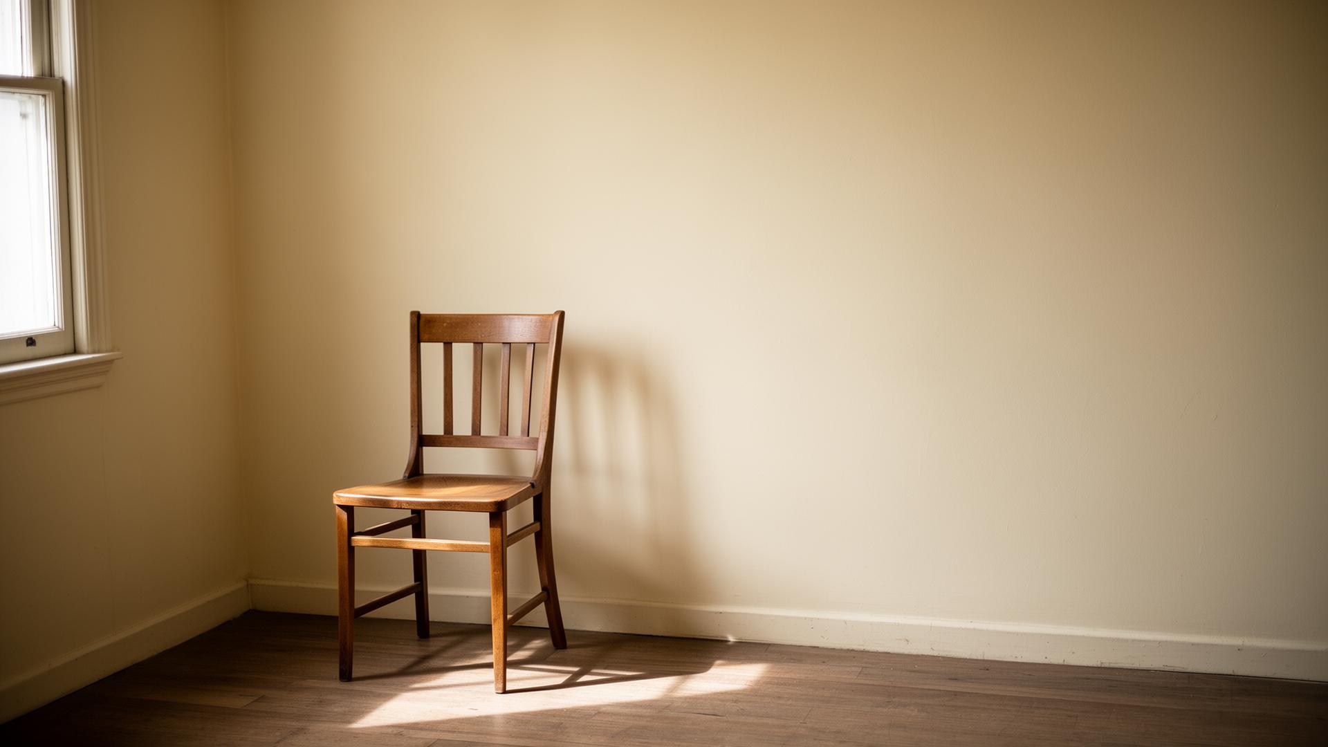 A quiet room prepared for a session